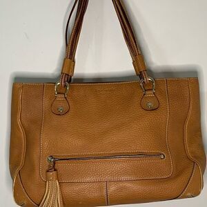Kate Spade New York 14258 Pebbled Leather Strand Strap Fringe